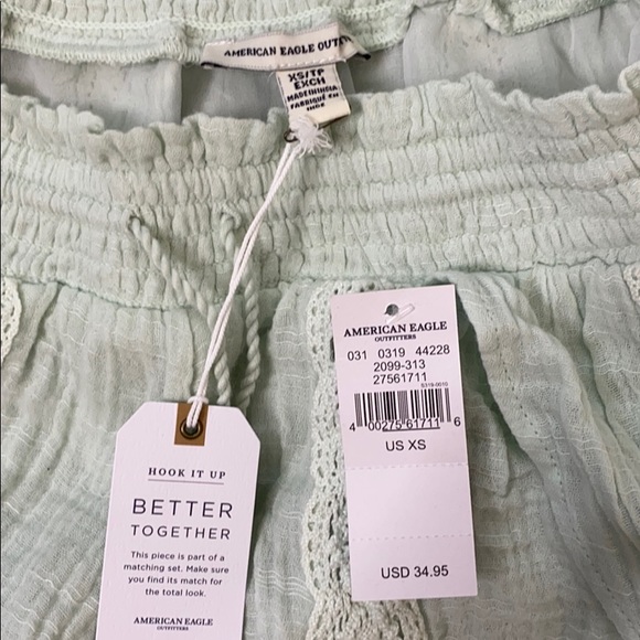 NWT american eagle top and shorts matching set - Picture 6 of 6